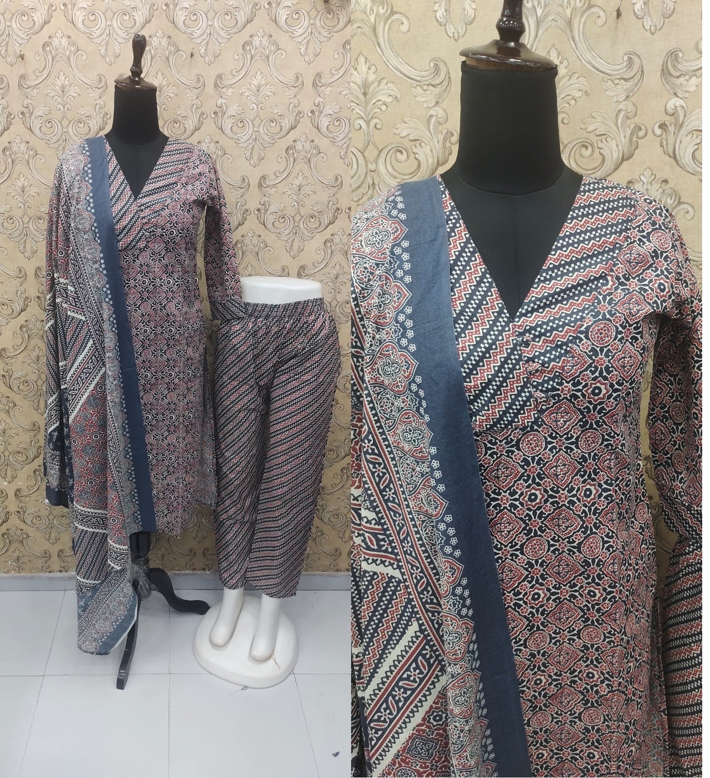 Cotton-1502 Kaso Readymade Pant Style Suits