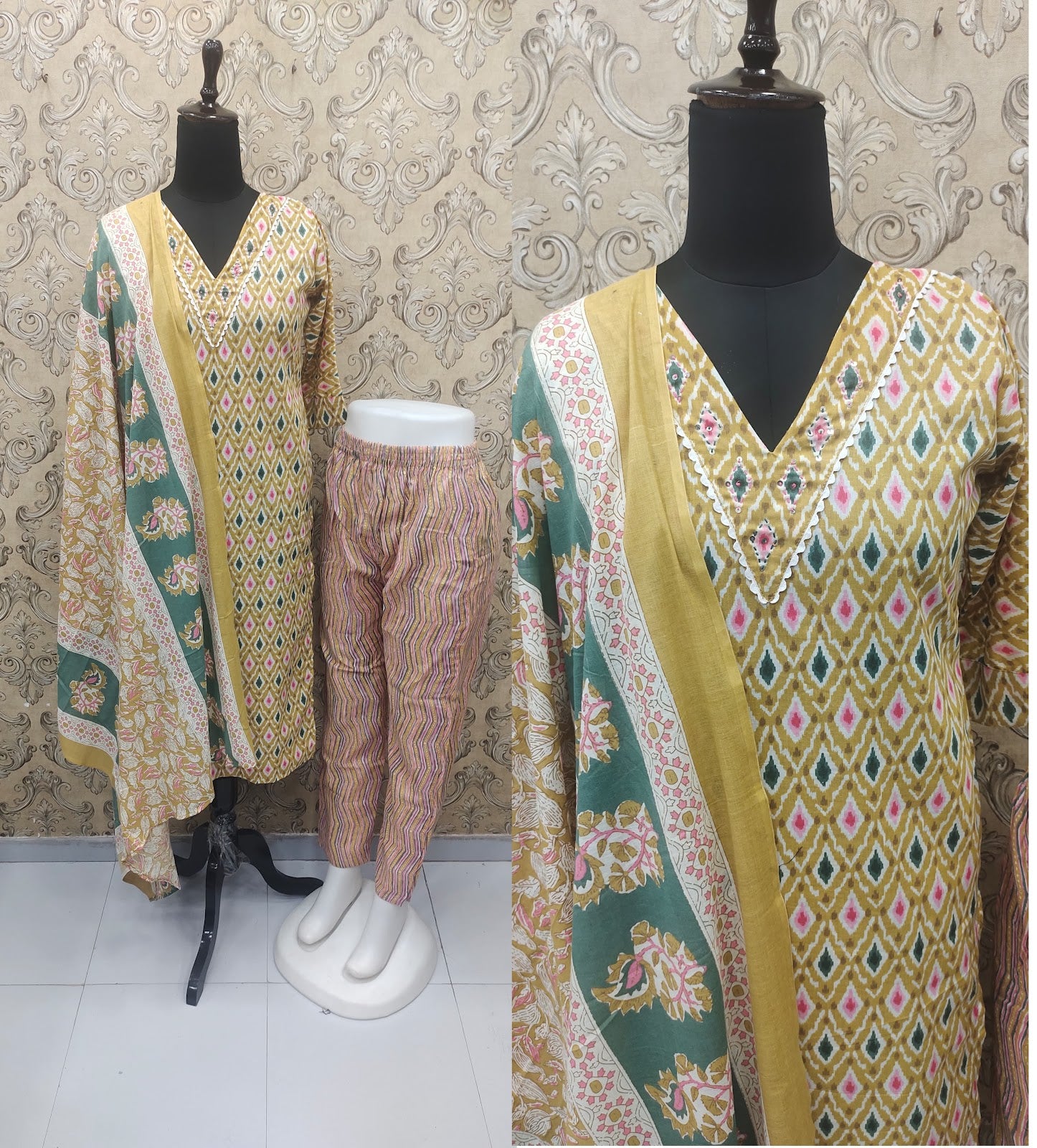 Cotton-1502 Kaso Readymade Pant Style Suits