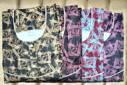 Cotton-2002 Ruchee Fashion Night Gowns