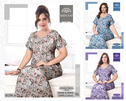 Cotton-2002 Shivani Night Gowns