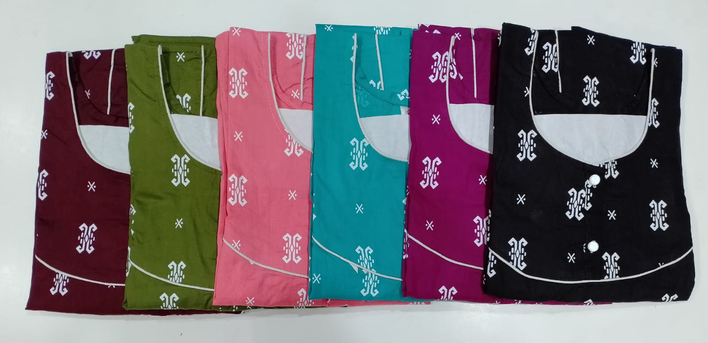 Cotton-2601 Ruchee Fashion Night Gowns