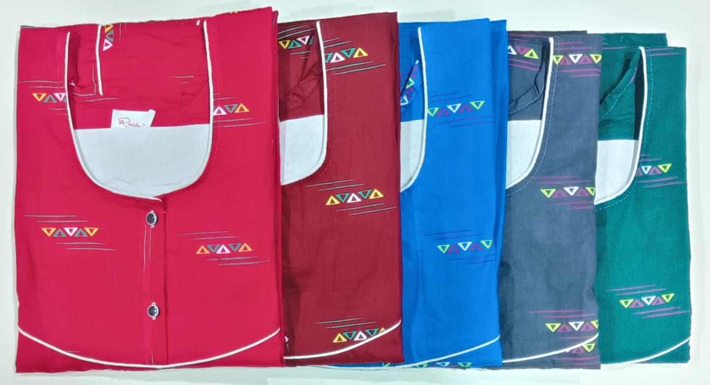 Cotton-2601 Ruchee Fashion Night Gowns