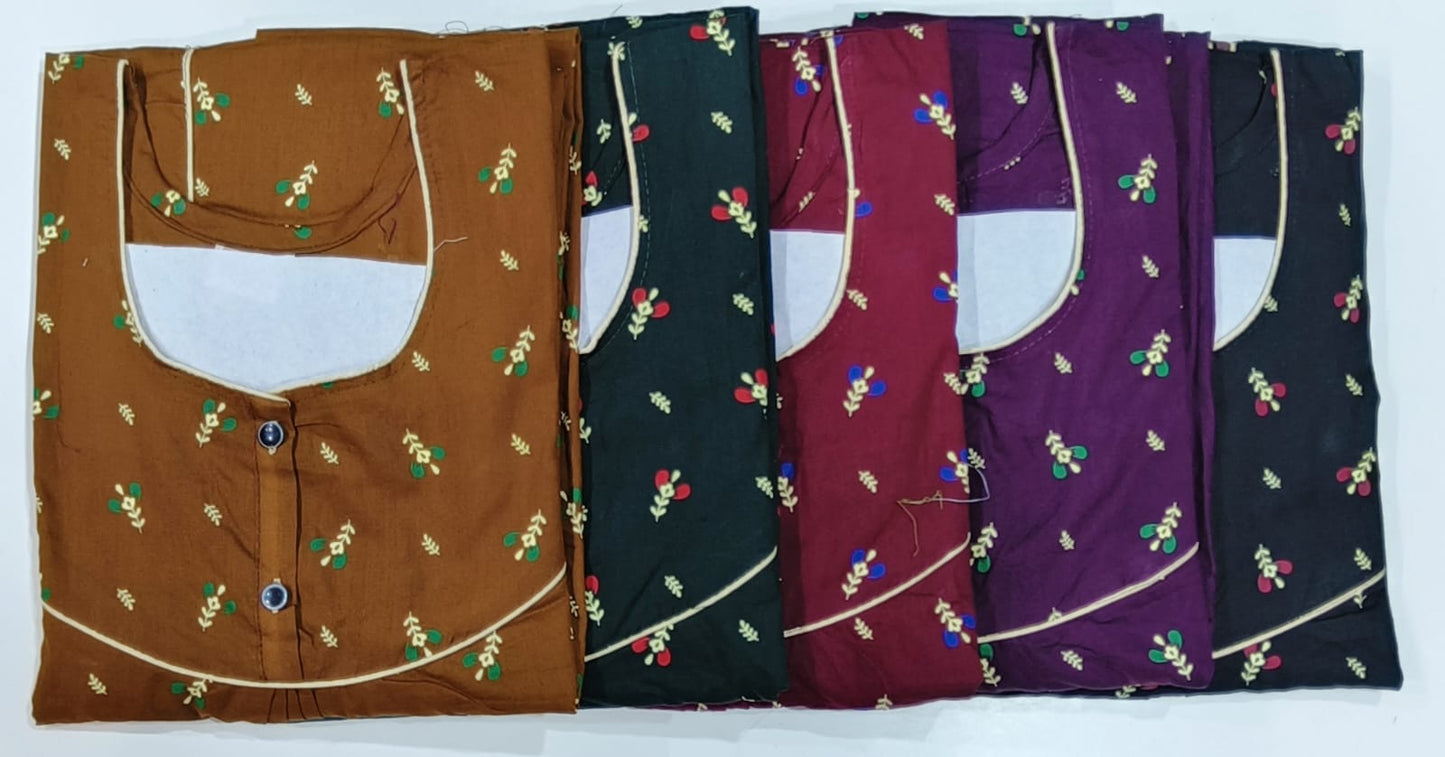 Cotton-2601 Ruchee Fashion Night Gowns