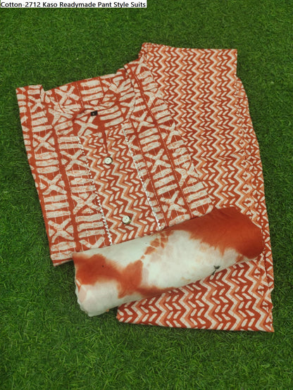 Cotton-2712 Kaso Readymade Pant Style Suits