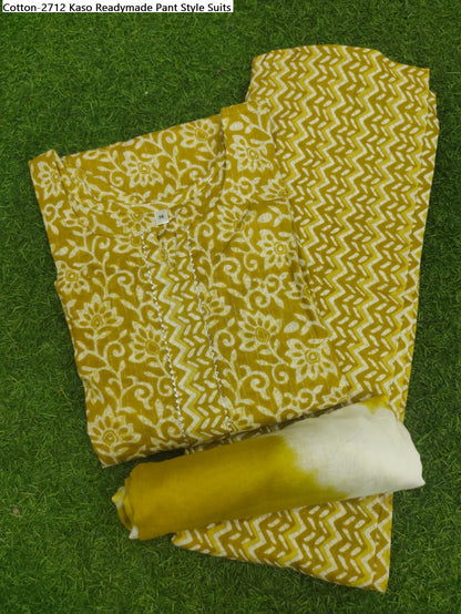Cotton-2712 Kaso Readymade Pant Style Suits