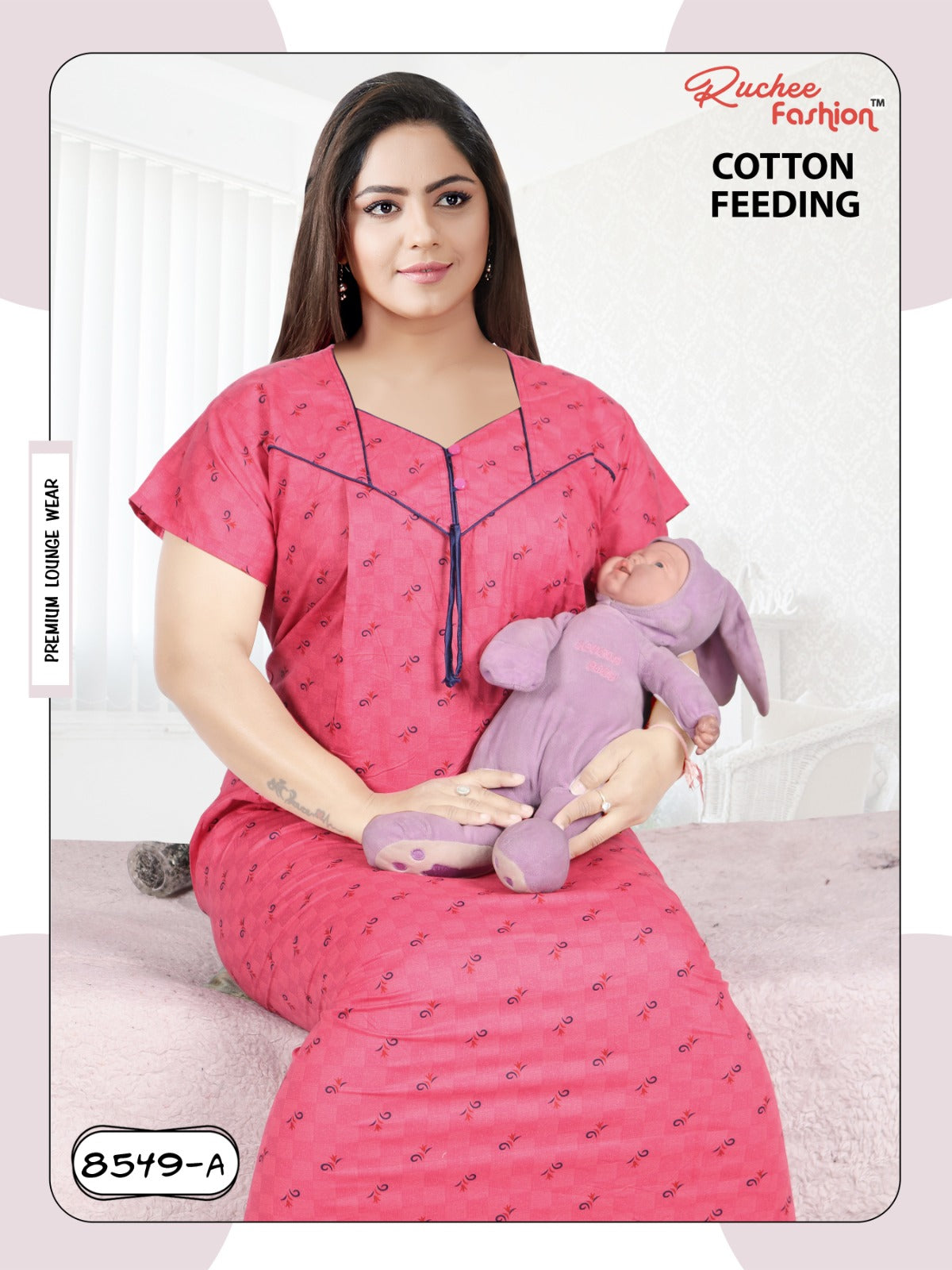 Mother Feeding Gown at Rs 225/piece | Feeding Gowns With Zip in Jaipur |  ID: 2851575615733