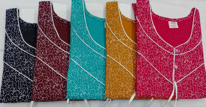 Cotton 0212 Ruchee Fashion Feeding Night Gown