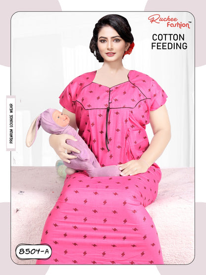 Cotton 1812 Ruchee Fashion Feeding Night Gown