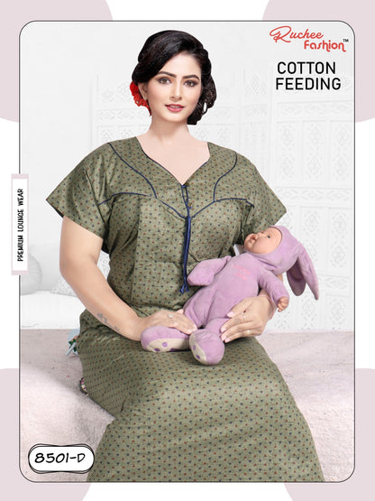 Cotton 1812 Ruchee Fashion Feeding Night Gown