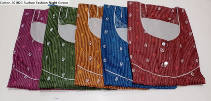 Cotton 201023 Ruchee Fashion Night Gowns