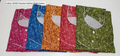 Cotton 201023 Ruchee Fashion Night Gowns