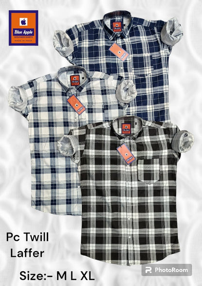 Cotton 2111 Blue Apple Mens Shirts