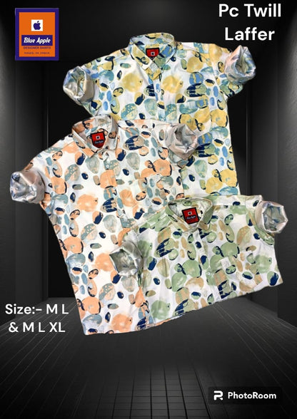 Cotton 2111 Blue Apple Mens Shirts