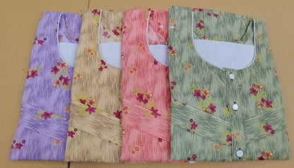 Cotton 2411 Ruchee Fashion Feeding Night Gown