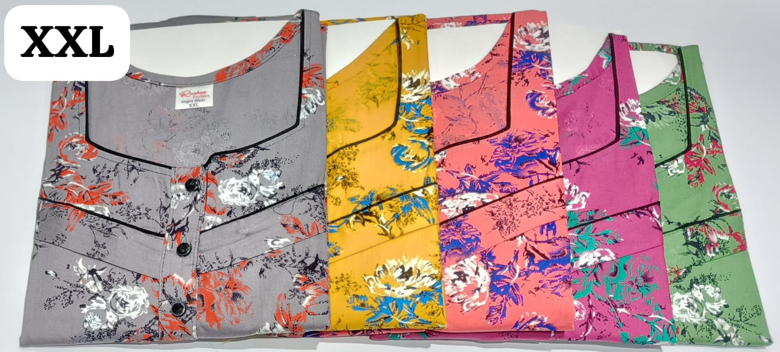 Cotton 2Xl 0212 Ruchee Fashion Feeding Night Gown