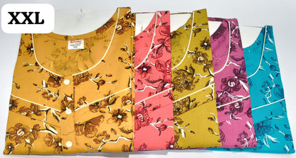 Cotton 2Xl 0212 Ruchee Fashion Feeding Night Gown