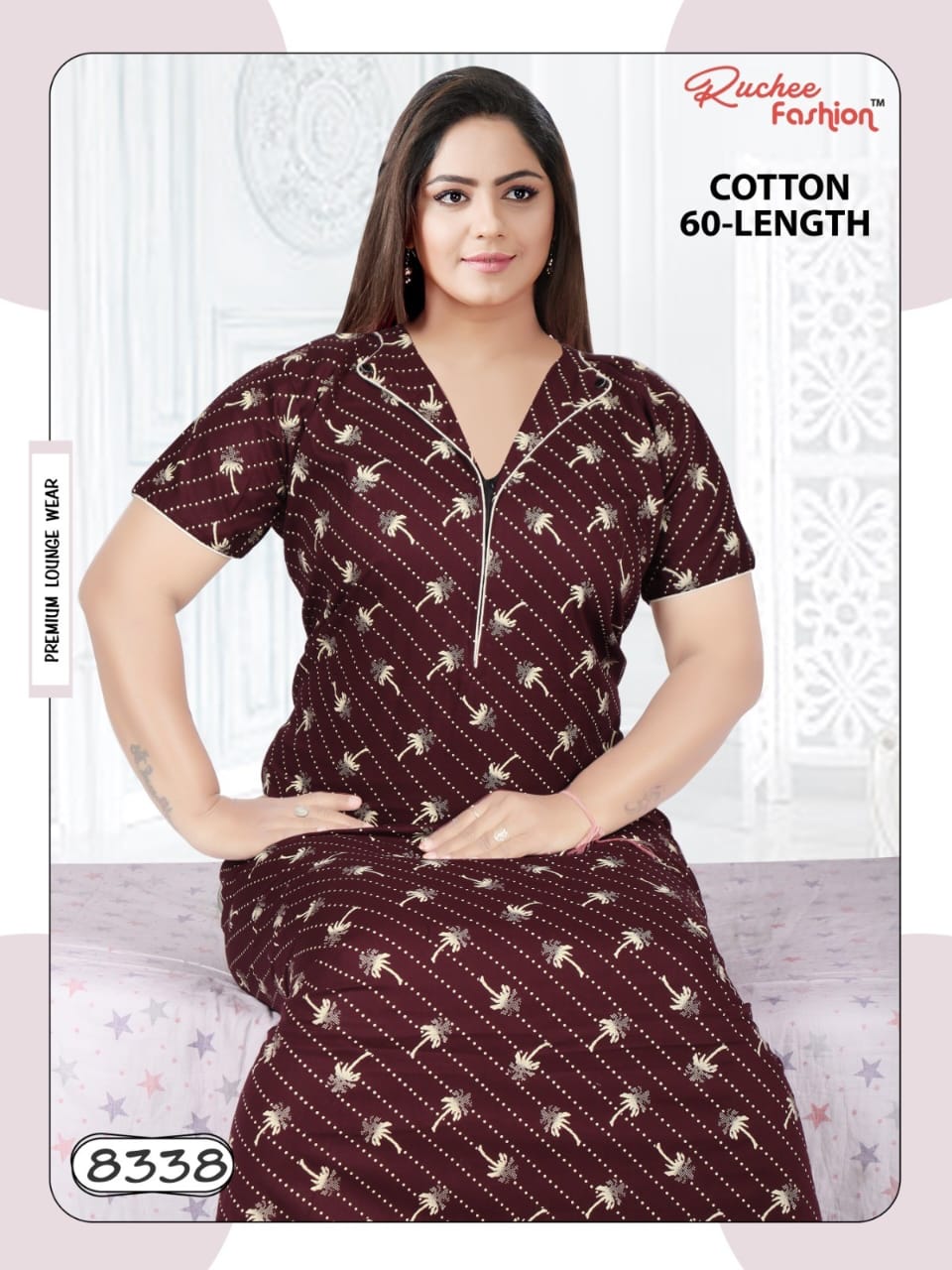 Cotton A 2111 Ruchee Fashion Night Gowns