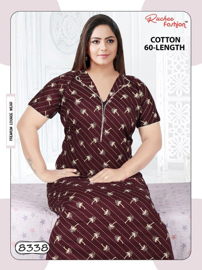 Cotton A 2111 Ruchee Fashion Night Gowns