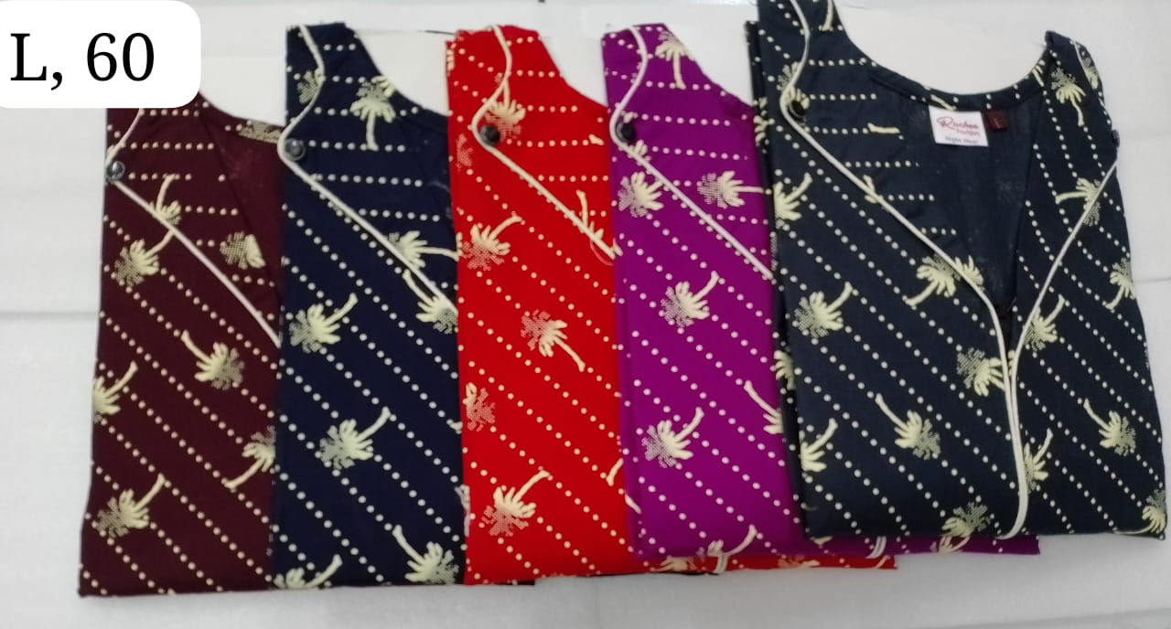 Cotton A 2111 Ruchee Fashion Night Gowns