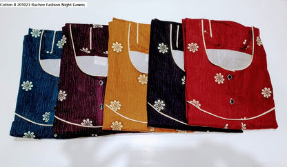 Cotton B 201023 Ruchee Fashion Night Gowns
