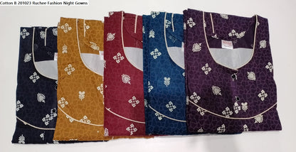 Cotton B 201023 Ruchee Fashion Night Gowns