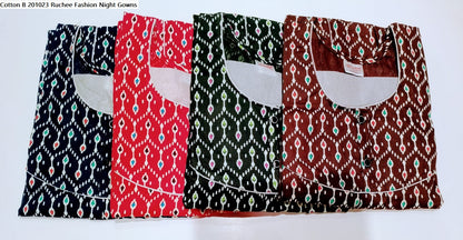 Cotton B 201023 Ruchee Fashion Night Gowns