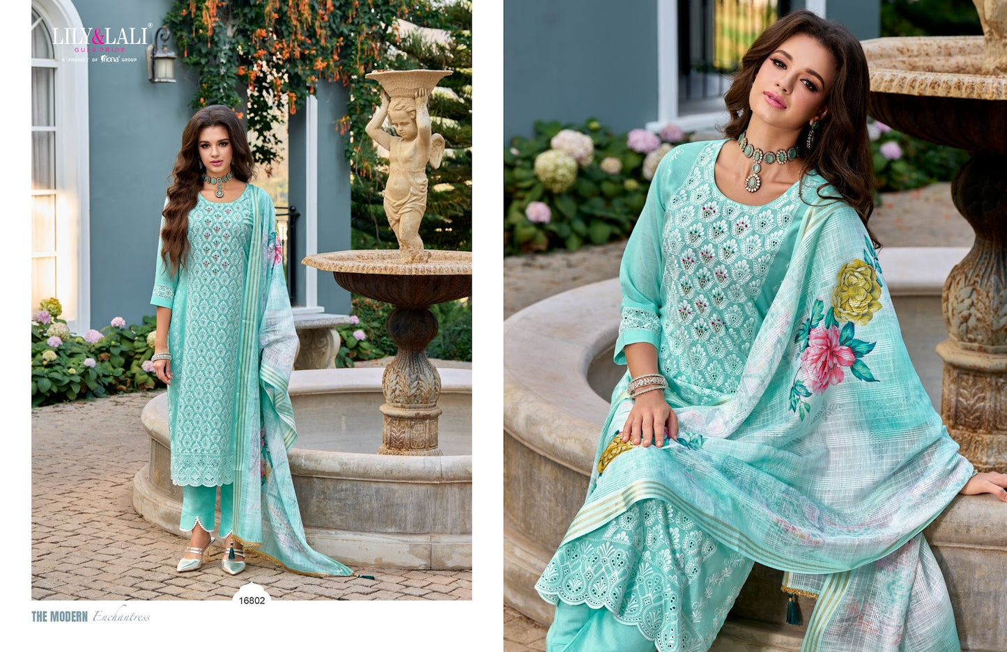 Cotton Carnival Lily Lali Cambric Readymade Pant Style Suits