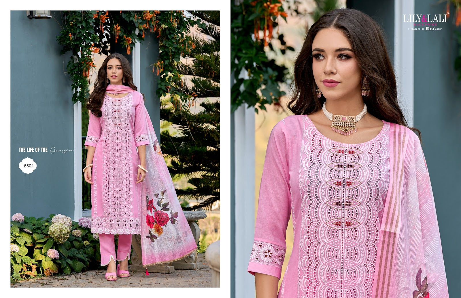 Cotton Carnival Lily Lali Cambric Readymade Pant Style Suits
