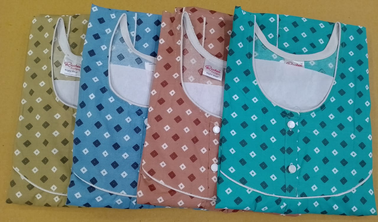 Cotton Megya 221123 Ruchee Fashion Night Gowns