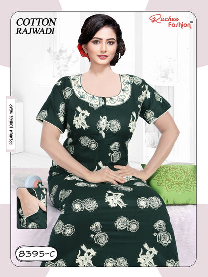 Cotton Rajwadi 2511 Ruchee Fashion Night Gowns