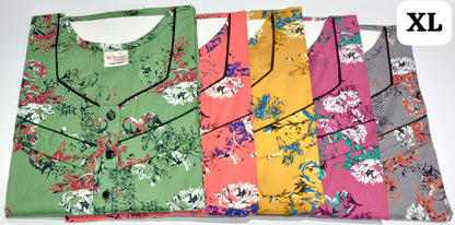 Cotton Xl 0212 Ruchee Fashion Feeding Night Gown