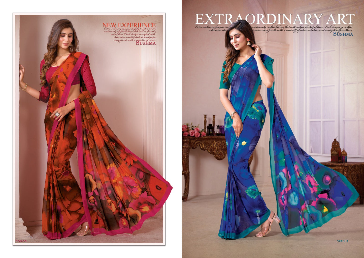 Craze-56 Sushma Georgette Sarees