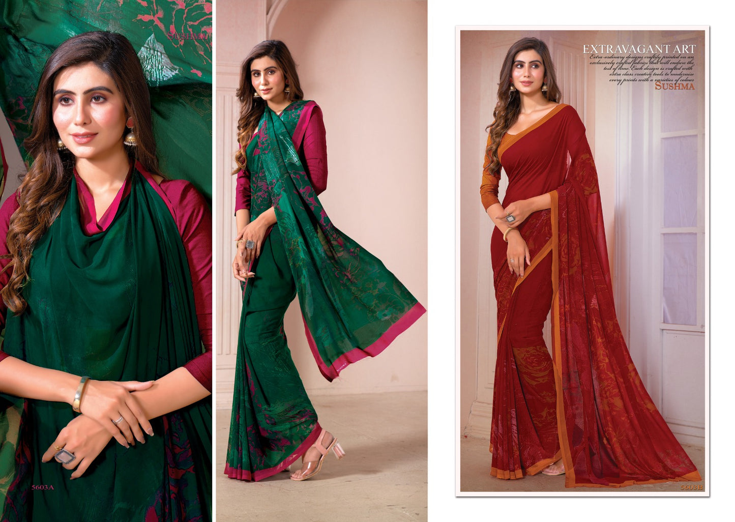 Craze-56 Sushma Georgette Sarees