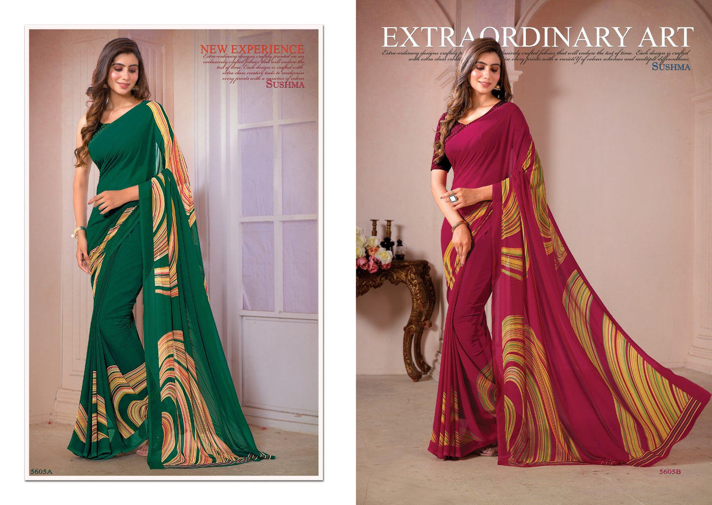 Craze-56 Sushma Georgette Sarees