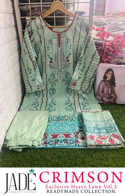 Crimson Lawn Vol 3 Jade Pakistani Readymade Suits
