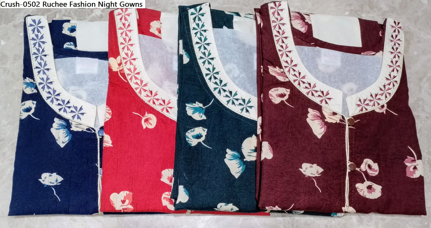 Crush-0502 Ruchee Fashion Night Gowns