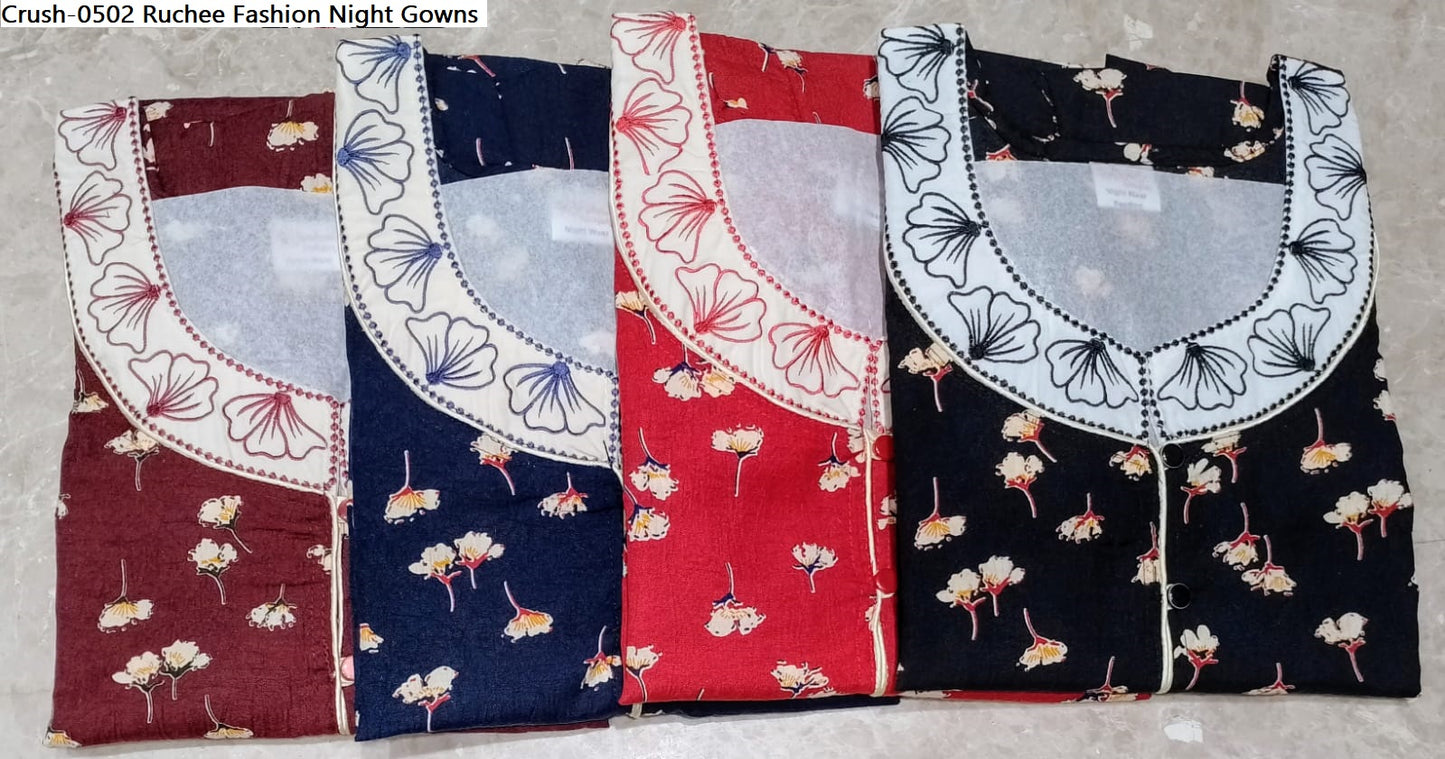 Crush-0502 Ruchee Fashion Night Gowns