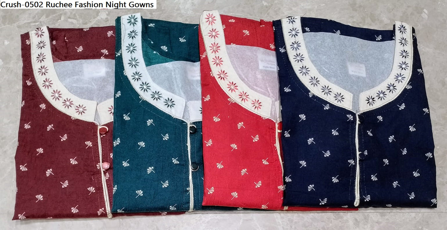 Crush-0502 Ruchee Fashion Night Gowns