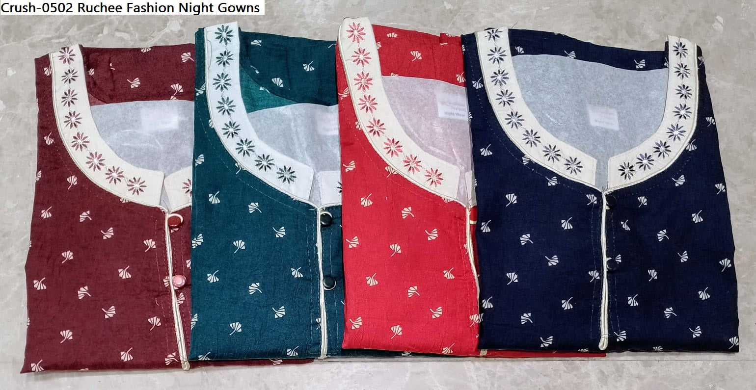 Crush-0502 Ruchee Fashion Night Gowns