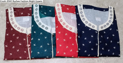 Crush-0502 Ruchee Fashion Night Gowns