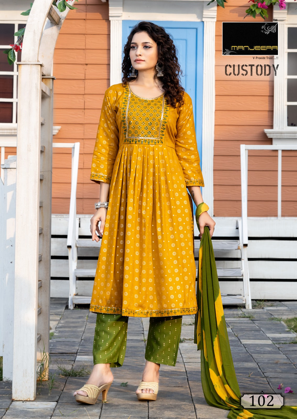 Custody Manjeera Capsule Readymade Pant Style Suits