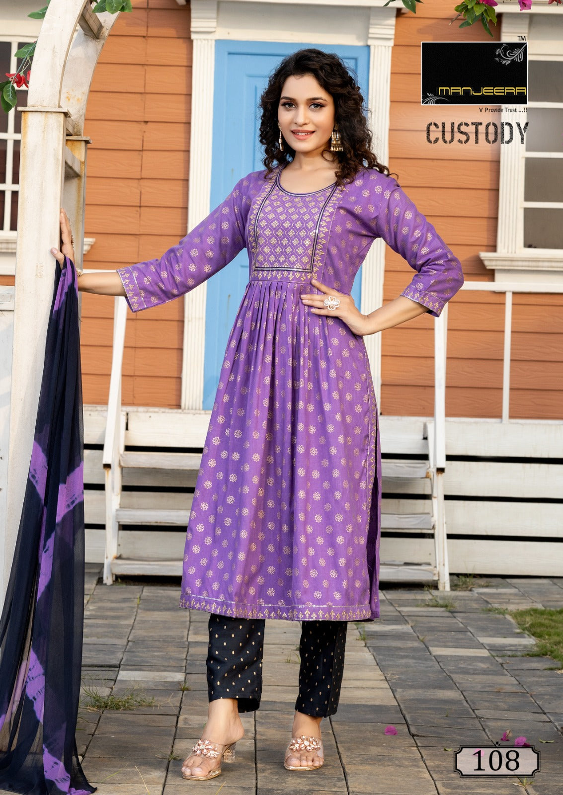 Custody Manjeera Capsule Readymade Pant Style Suits