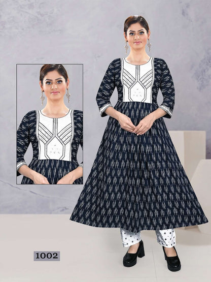 Custody Vol 3 Kavinay Rayon Anarkali Kurtis