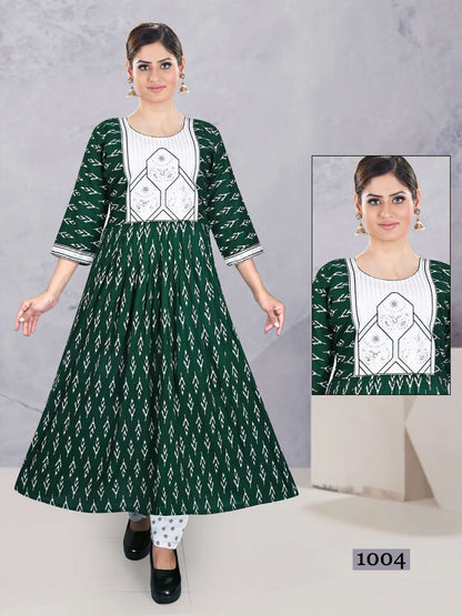 Custody Vol 3 Kavinay Rayon Anarkali Kurtis
