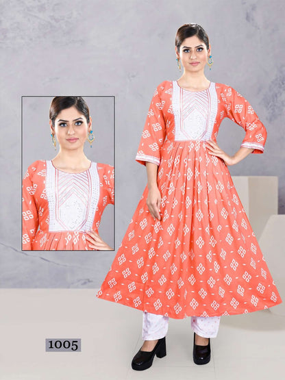 Custody Vol 3 Kavinay Rayon Anarkali Kurtis