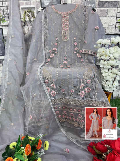 D-2022 Deepsy Organza Pakistani Salwar Suits