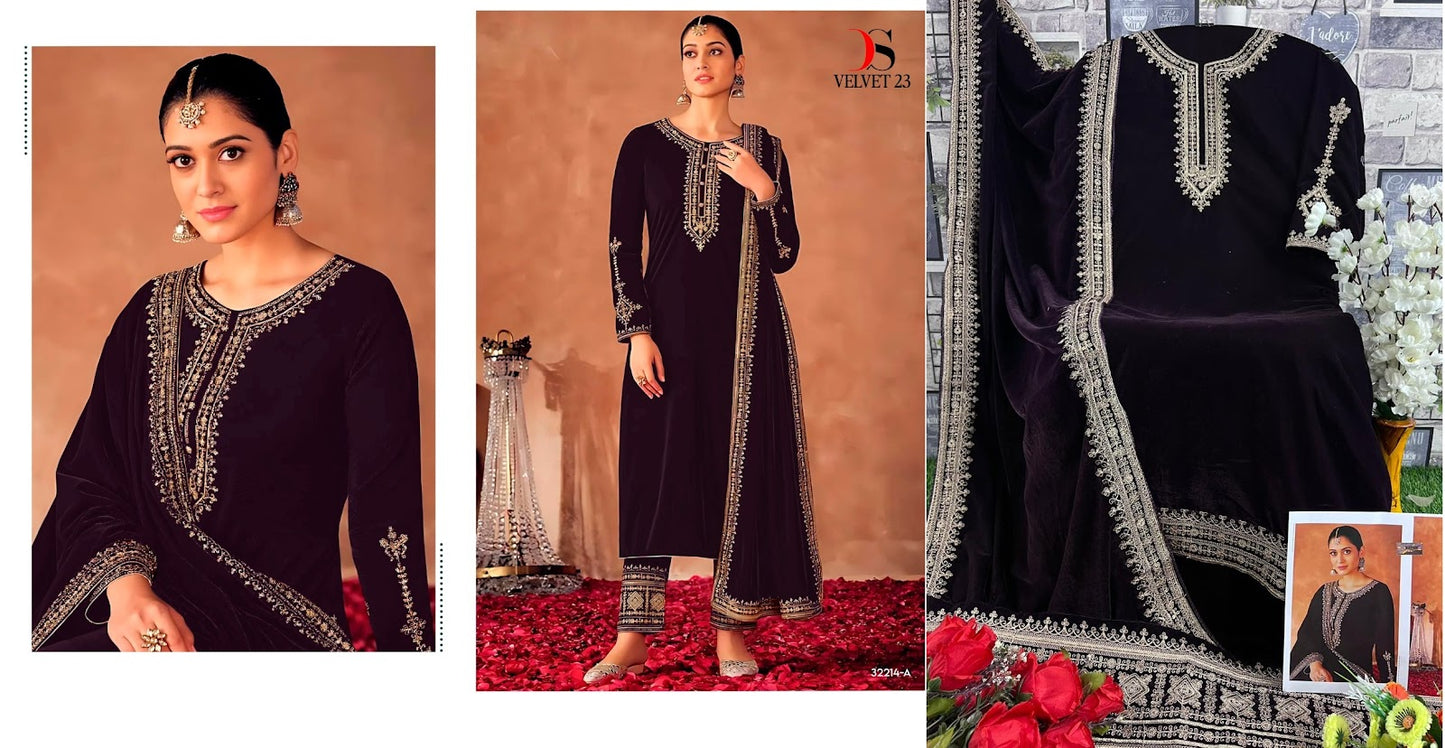 D-32214 Deepsy Velvet Suits