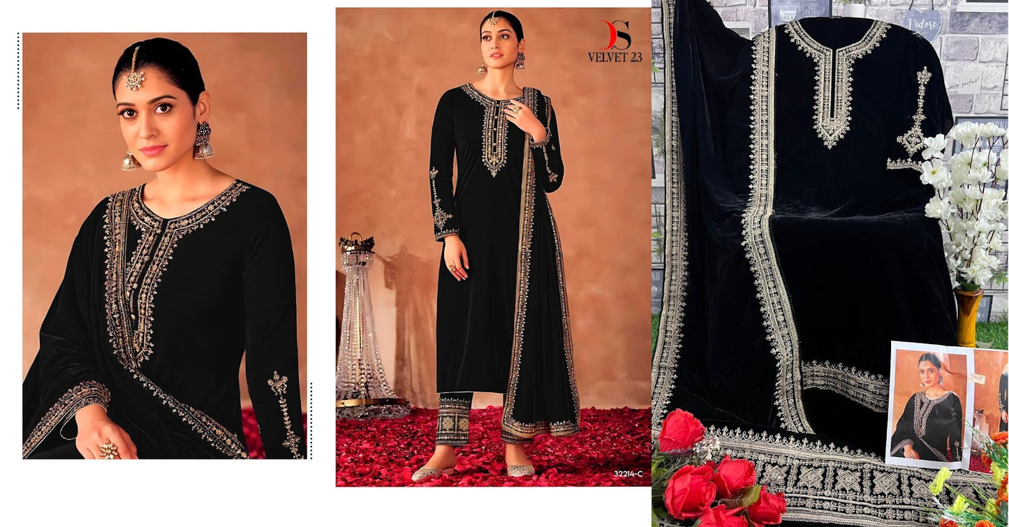 D-32214 Deepsy Velvet Suits