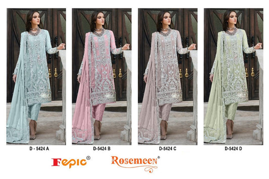 D-5424 Fepic Georgette Pakistani Salwar Suits