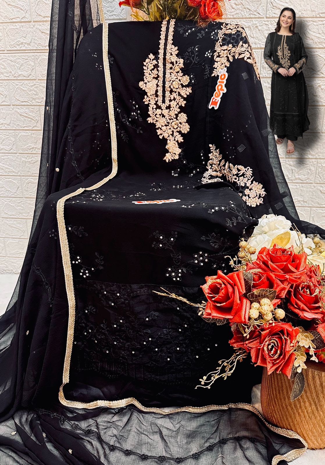 D 5423 Fepic Georgette Pakistani Salwar Suits